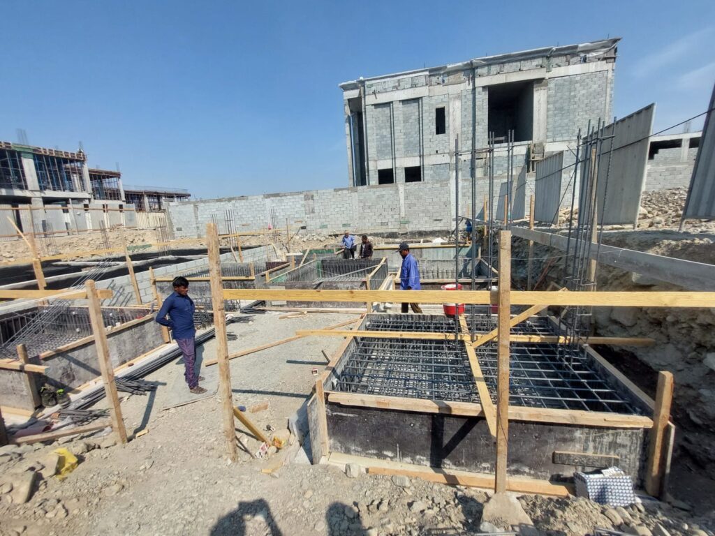 Engineer Adeel Arif report on F/C2 Shops MBZC