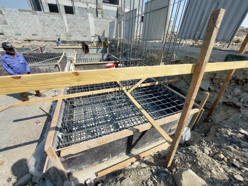 Engineer Adeel Arif report on F/C2 Shops MBZC