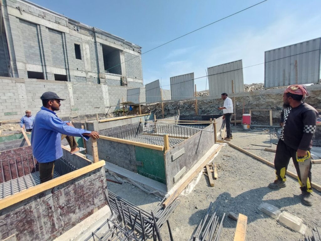 Engineer Adeel Arif report on F/C2 Shops MBZC